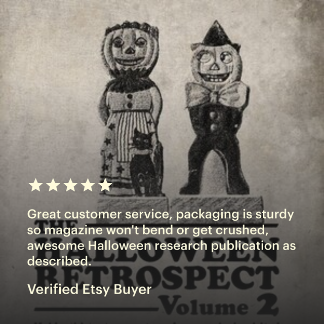 With research assisted by Framingham History Center and Dennison MFG publishing archives, this 5-star vintage Halloween guide book was made possible by The Halloween Retrospect for sale on Etsy online bookstore. 