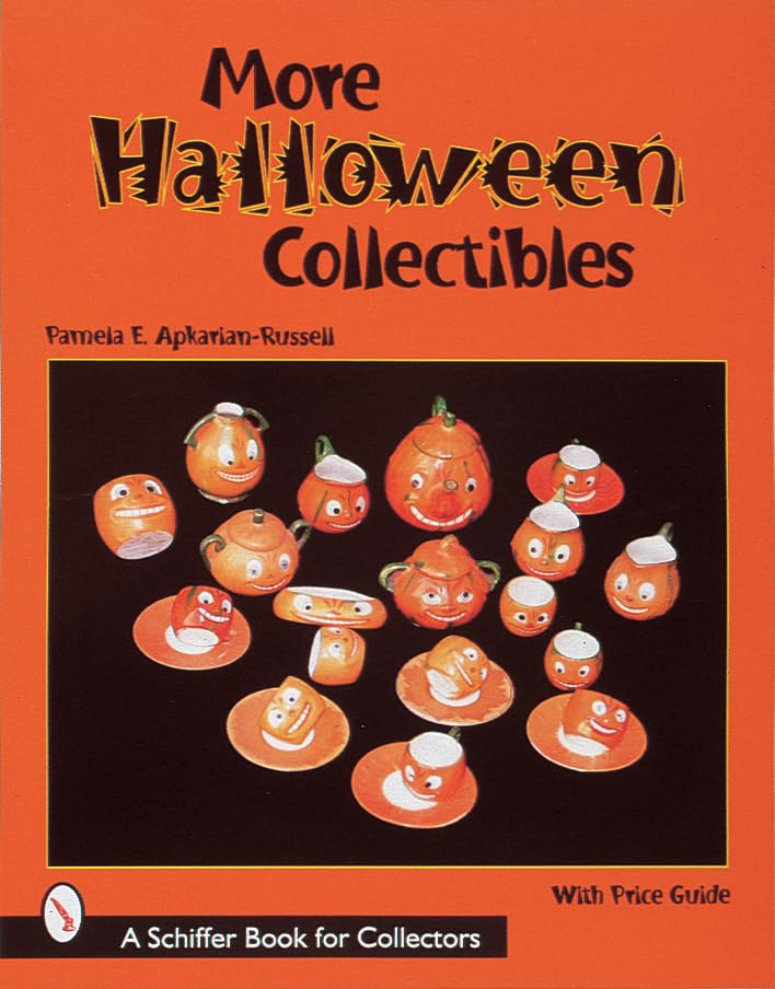 Vintage Halloween Collector Guide Survey Book by Pamela E Apkarian-Russell More Collectibles Anthropomorphic Vegetables Fruits Schiffer Publishing (Front Cover)